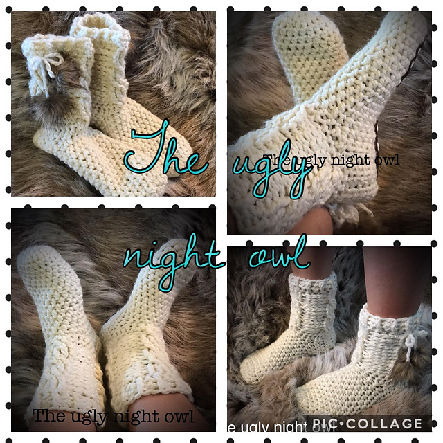 Snowy Night Slippers