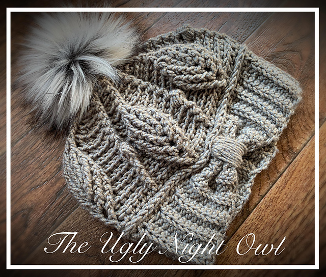 Spring leaf beanie