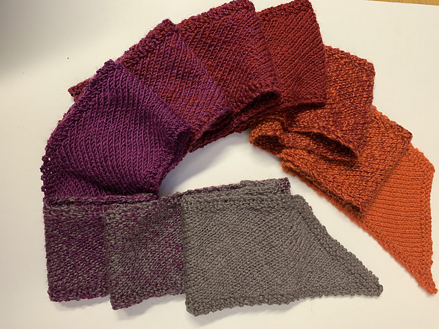Gradient Hand Spun Bias Scarf