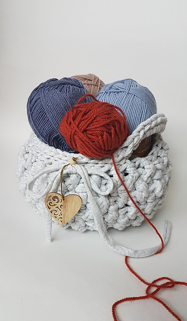 Scrap Yarn basket