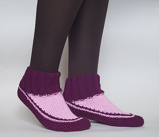 Berry boom home booties