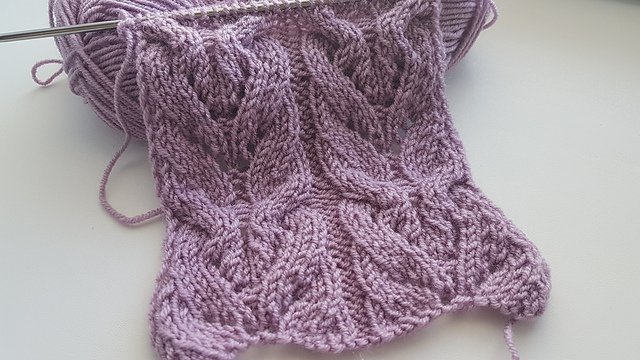 Violet Winter Blanket Square