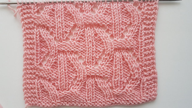 Lace Busket Blanket Square