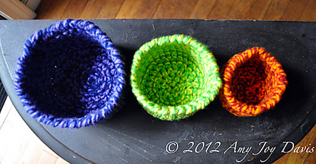 Crochet Nesting Bowls