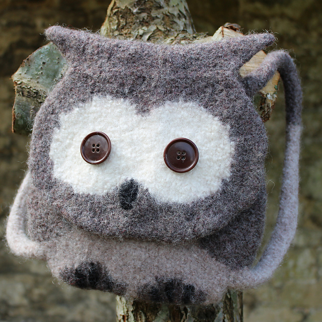 Orla Owl Felted Backpack