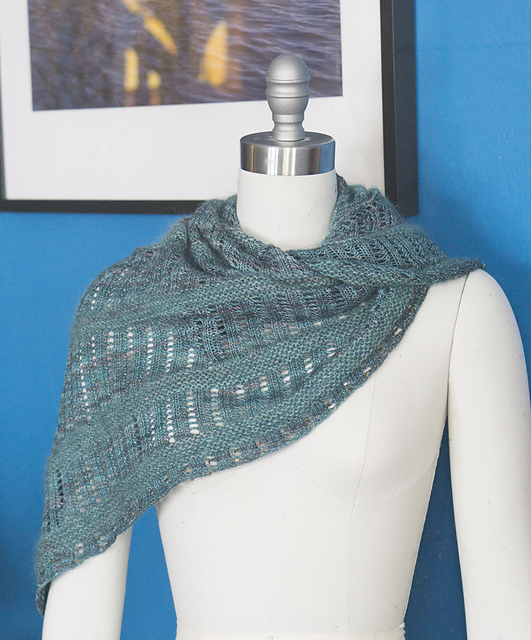 Ziggurat Shawl