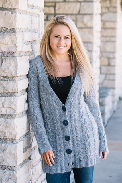 Clementine Cloudy Cables Cardigan