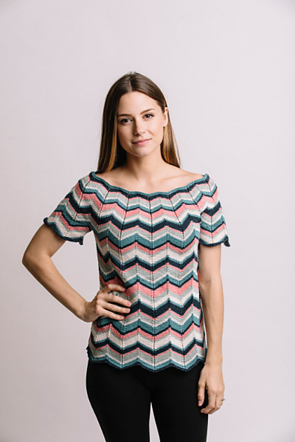 Vivian Chevron Tee
