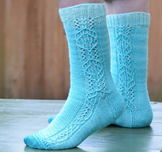 Briar Toe Up Socks