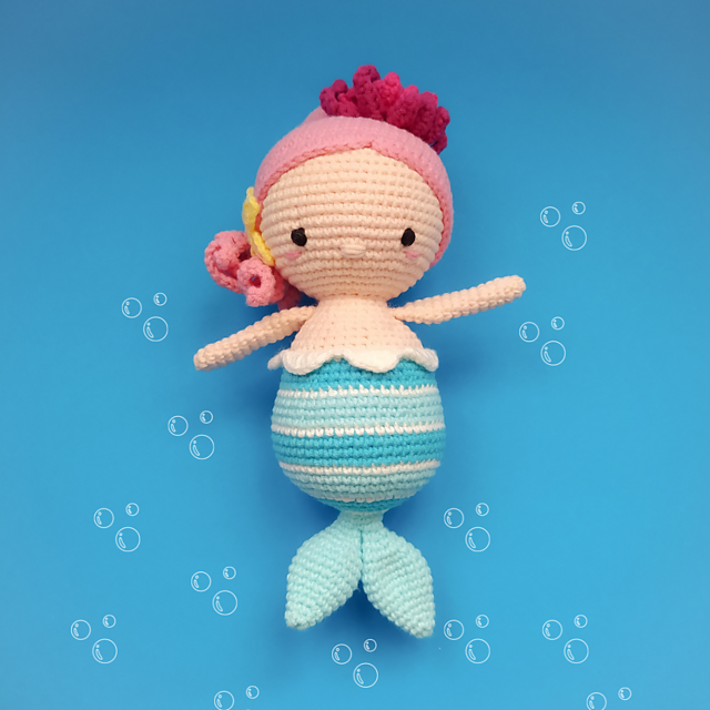 Ravelry: Isla the little mermaid pattern by Marili Papadopoulou