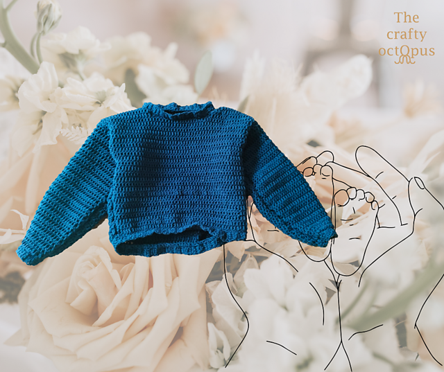 Basic baby sweater