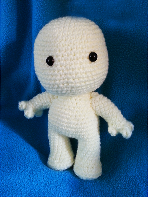 11 inch Amigurumi Chibi Doll Base