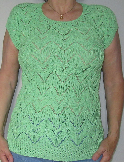 #15 Chevron Lace Tee