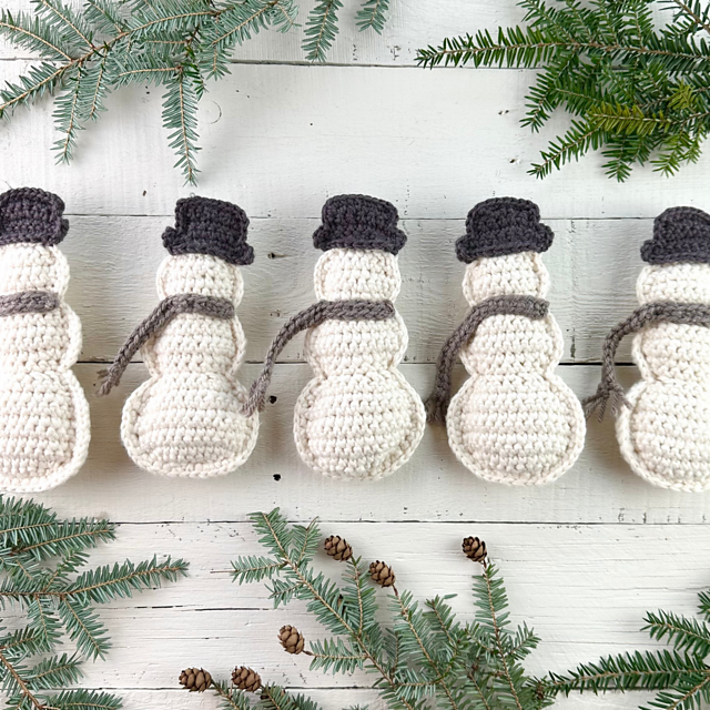 Rustic Snowman Garland