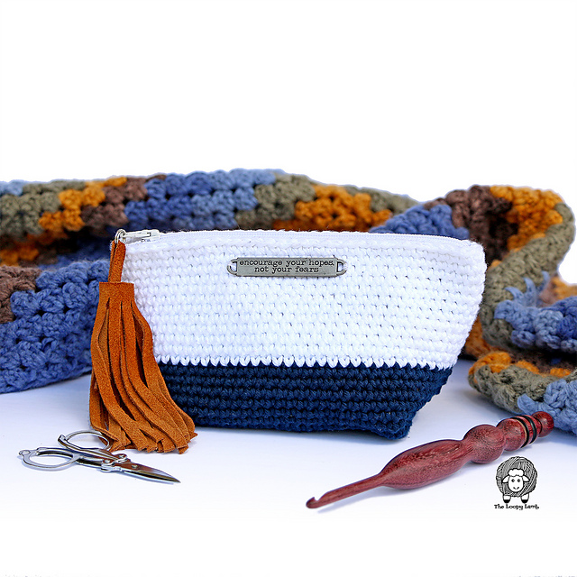 Colour Block Makeup Bag