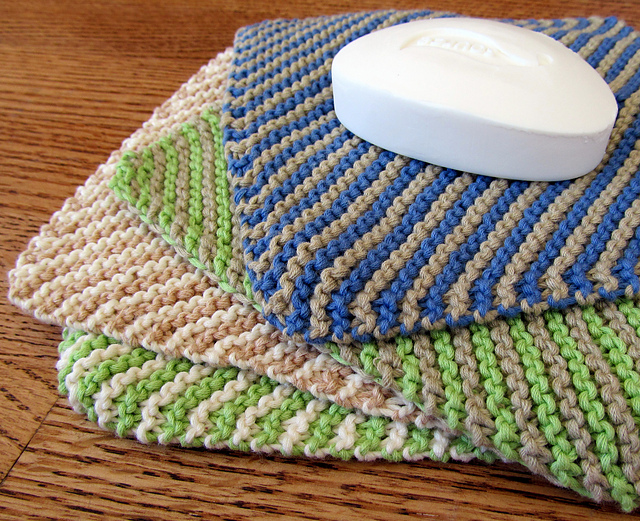 Killarney Stripe Washcloth