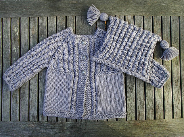 Greywater Cardigan & Cap