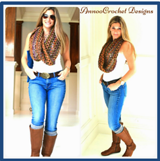 Super Easy Infinity Scarf