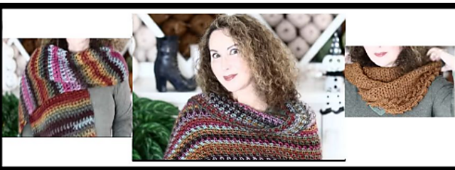 3 Easy Scarves in 1
