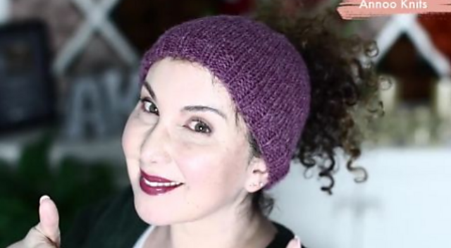 Easy Ponytail Knitted Hat