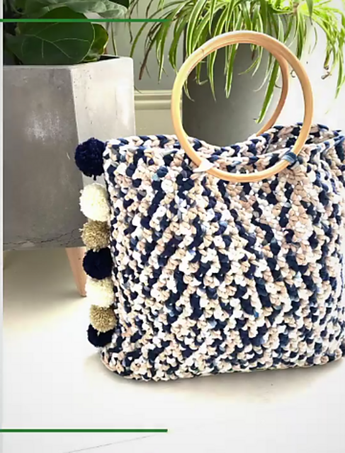 Easy Crochet Beach Bag