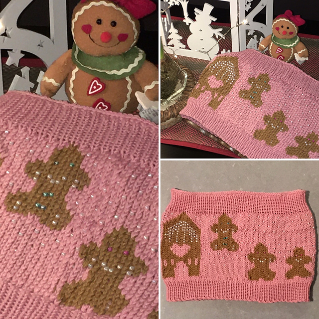 The Gingerbread Family Cowl