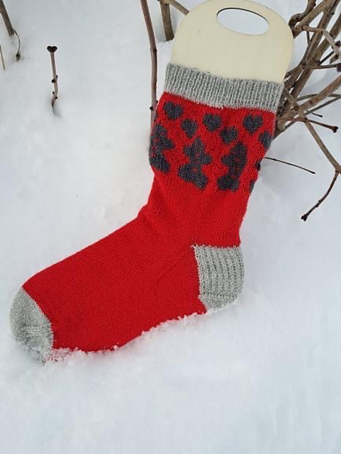 The Gingerbread Family Socks