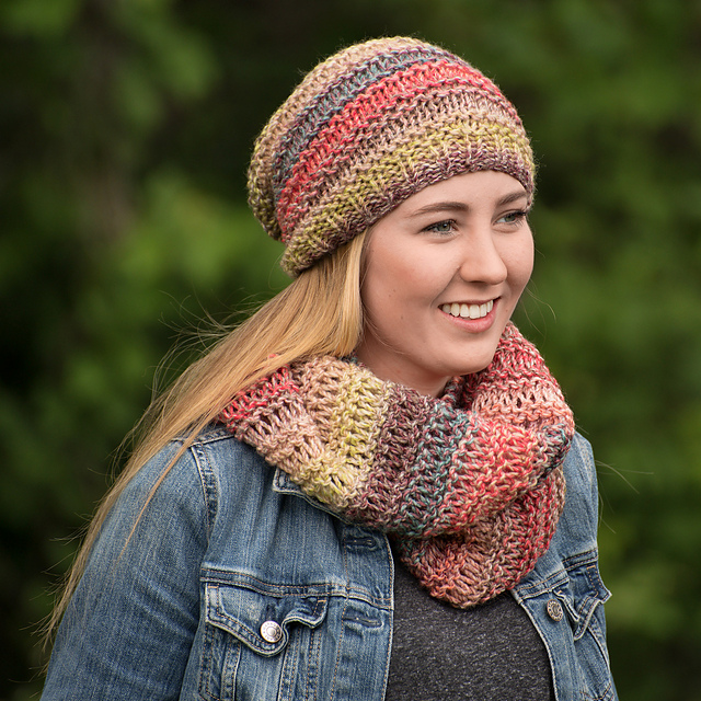 Bridgewater Drop Stitch Hat - Slouchy & Fitted