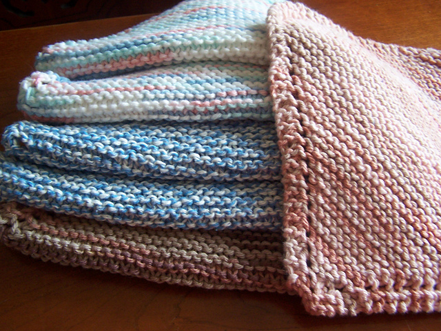 Easy Eyelet Washcloth or Blanket