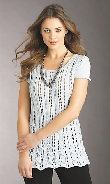 Chevron Lace Top