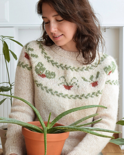 VERONIQUELEROY ニット美品 Andi Cashmere Sweater in Green Cypress Multi | Veronica Beard