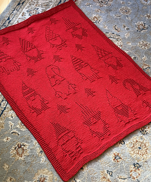 Christmas Gonk Blanket
