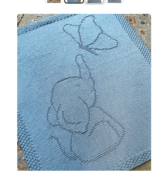 Elephant and Butterfly Blanket