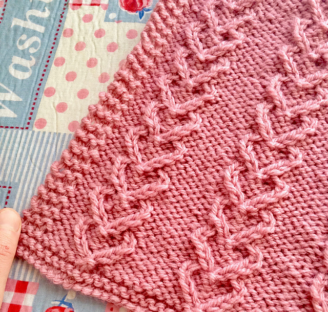 Cable Hearts Blanket