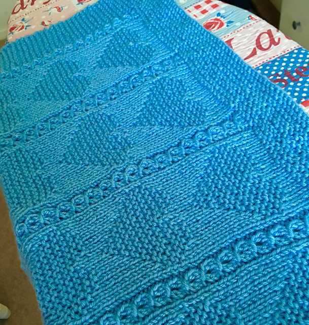 Stripy Heart Blanket