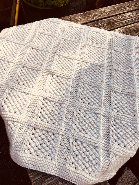 Lace Panel Blanket