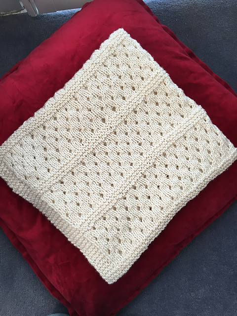 Lacy Stripy Blanket
