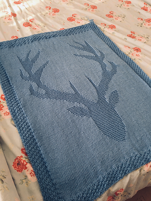 Stag Head Blanket