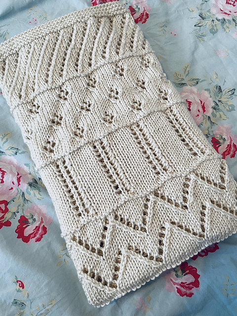 Layered Lace Blanket