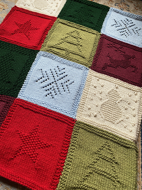 Christmas Patchwork Blanket