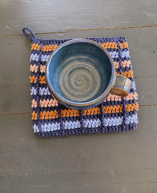Stained Glass Pot Holder