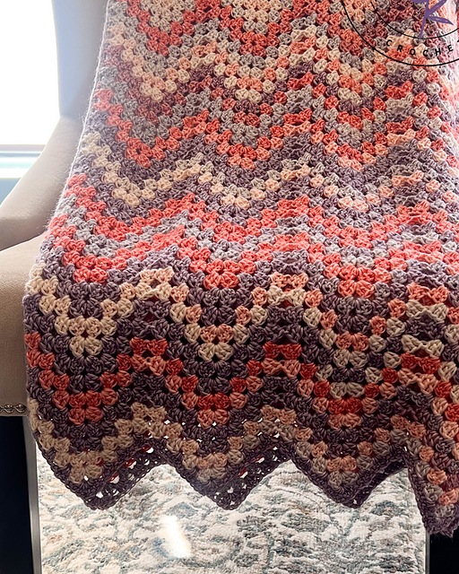 Playful Chevron Throw
