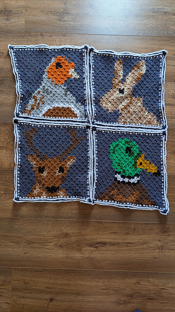 British wildlife blanket