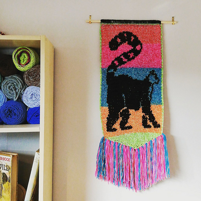 Lemur wall hanging