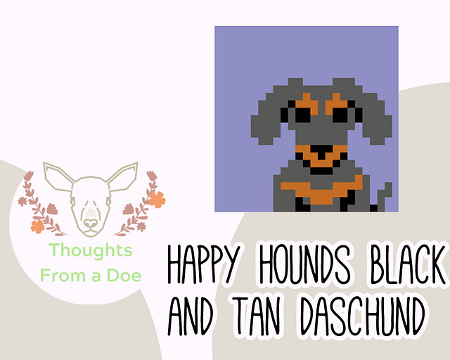Happy Hounds black and tan Daschund
