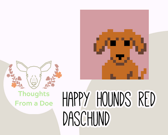 Happy Hounds red Daschund