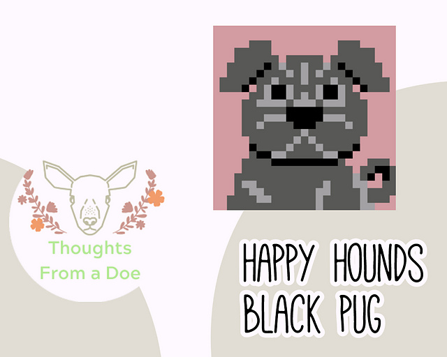 Happy Hounds Black Pug