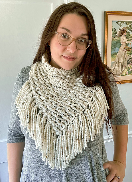 Fringe Benefits Cowl Scarf
