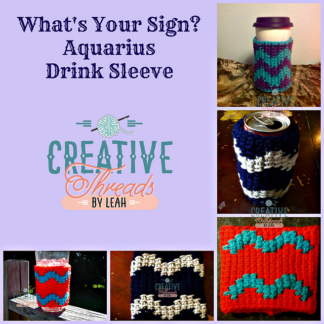 What's Your Sign? Aquarius Drink Sleeve