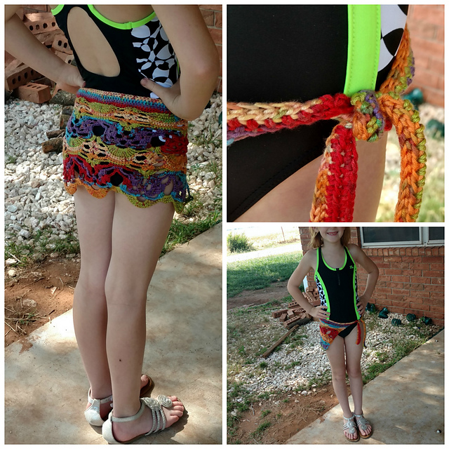 Amity Lace Child Coverup